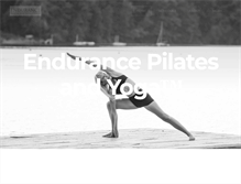 Tablet Screenshot of endurancepilatesandyoga.com